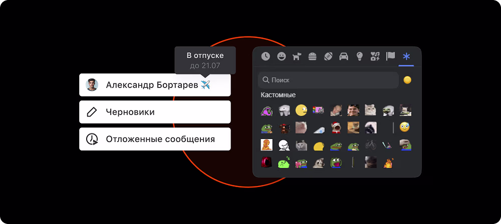 Возможности в чатах